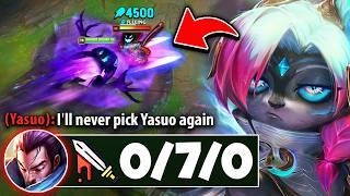 This guy made a mistake picking Yasuo into my Vex mid... (TAUGHT HIM A LESSON)
