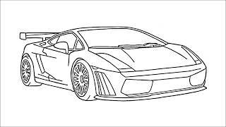 Comment dessiner une voiture de sport