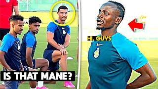 Sadio Mané meets Cristiano Ronaldo in First Al Nassr Training ️