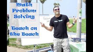 Problem solving skills for math, by Teach on the Beach