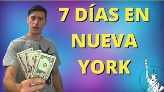 Viajar a Nueva York, Estados Unidos  (Cuánto dinero se necesita) - 7 DÍAS