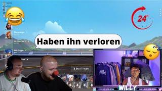 Willy schläft nach 20 Stunden in der Bruch Challenge ein und Mcky und Danny lachen sich kaputt