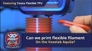 Can the Aquila print flexible TPU filament?