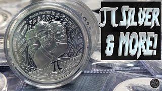 HUGE Silver Unboxing! Pi Silver Coin and More!