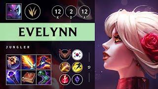 Evelynn Jungle vs Hecarim: Dominating - KR Grandmaster Patch 14.16