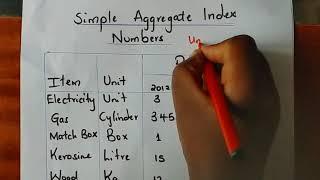 Simple Aggregate Price Index Numbers: How to Calculate.