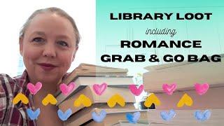 Library Haul including Grab and Go Bag ~ Romance