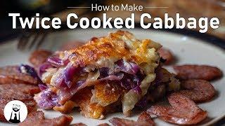 Twice Cooked Cabbage | Keto, Low-Carb, Gluten-Free