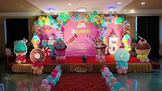 Candyland Themed Birthday Party Decoration Pune | Sweet Candy Theme