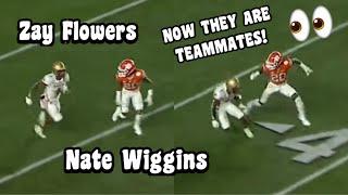 Nate Wiggins Vs Zay Flowers!  (WR Vs CB) Nate Wiggins is a Baltimore Raven 