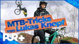 Bike-Tricks von Mountainbike-Profi Lukas Knopf - PUR+ | ZDFtivi