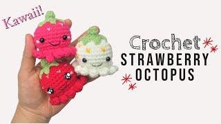 Crochet amigurumi Strawberry Octopus /quick and easy to make