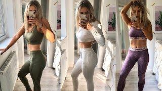 HUGE GYMSHARK TRY ON HAUL // ACTIVEWEAR / GYMWEAR FITNESS HAUL + Leggings Review 2018 | Em Sheldon