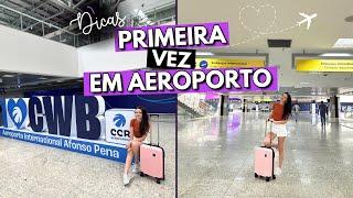 Cheguei no Aeroporto E AGORA? | Passo a Passo para Primeira Viagem