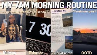 My 7am school morning routine!! | GRWM for school