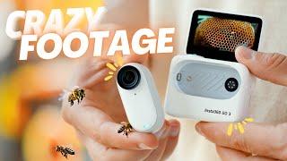 Insta360 GO 3 - Inside a Beehive! Video Test and Full Review