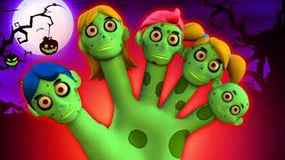 Zombie Finger Family | Hindi Halloween Songs For Kids | Tum Tum Kids TV