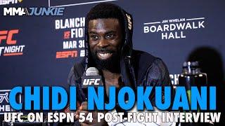 Chidi Njokuani Details How Welterweight Return Breathed New Life Into Career | UFC on ESPN 54