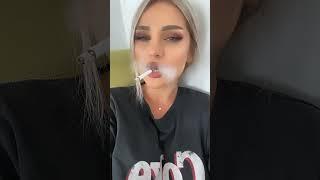 Hot Vicky smoking