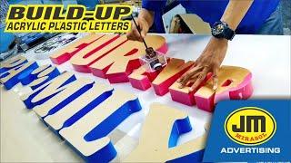 Build-up Acrylic Plastic Letters | JM Mirasol Advertising