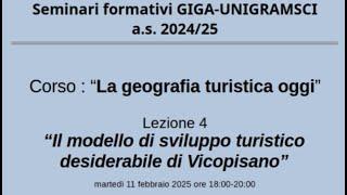 Giovanni Fascetti - Il modello di sviluppo turistico desiderabile di Vicopisano