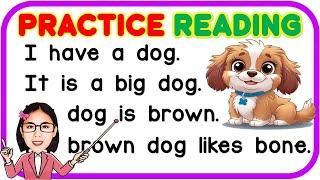 EASY READING LESSON FOR KIDS - GRADE1,2,3 | CVC SHORT STORIES | PRACTICE READING |LEARN TO READ