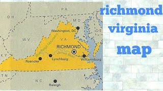 how to draw virginia richmond map