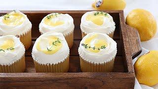 Sub) 가볍고 상큼한 레몬 컵케이크 만들기 Lemon Cupcake Recipe