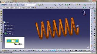 CATIA V5/V6 tutorial | THE FASTEST AND EASY WAY TO MAKE SPRING