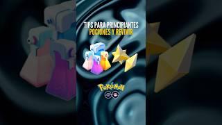 ¡TIPS PARA PRINCIPIANTES en POKEMON GO!  POCIONES Y REVIVIR  #shorts