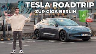 Tesla Roadtrip zur Gigafactory Berlin! (Model 3 SR)