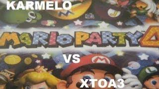 KARMELO VS XTOA3 ROUND 3 EN MARIO PARTY 4 DE GAMECUBE