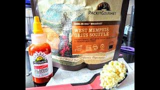 Packit Gourmet Kickin Chicken Hot Wings Wrap & West Memphis Grits - Camping Food Review