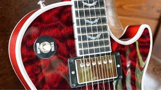 I Encountered "Bloodthirsty" | 2020 Gibson Les Paul Custom Bats in Flight Red Review + Demo