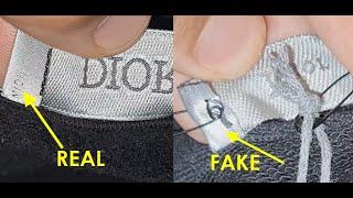 Christian Dior hoodie real vs fake review. How to spot fake Dior hoodies and sweatshirts