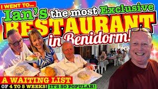 I Went to IAN'S The MOST EXCLUSIVE Restaurant in BENIDORM where you have to BOOK WEEKS in ADVANCE!