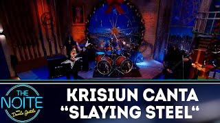 Krisiun canta Slaying Steel| The Noite (21/12/18)