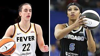 WNBA Rookie Of The Year Race Is A Two Woman Race #wnba #caitlinclark #wnbalive #angelreese