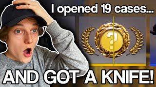CS:GO SPECTRUM KNIFE UNBOXING! (First Stream After Twitch Ban)