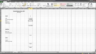 Projected Balance Sheet Part 2