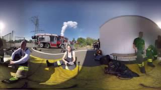 Ein Übungsfeuer für die Feuerwehr (360°) | WDR