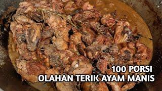 COCOK UNTUK MENU NASI BOX‼️100 PORSI OLAHAN TERIK AYAM MANIS