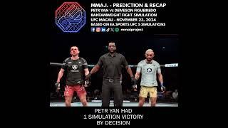 UFC Macau Petr Yan Deiveson Figueiredo UFC 5 BW Fight Prediction & Simulation Recap  #shorts