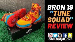 Nike Lebron 19 "Tune Squad" Review + On Foot · Bron XIX "Uniform Hook" On Feet · Fit + Sizing Guide