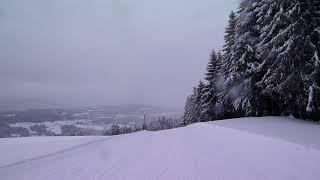 Alberschwende  - Abfahrt durchs Winterwunderland