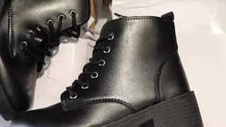 [ TP Fashion Shop] Giày boot nữ cổ ngắn đế thấp cột dây GBN7601 vừa về hàng