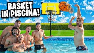  BASKET CHALLENGE in PISCINA!!! 