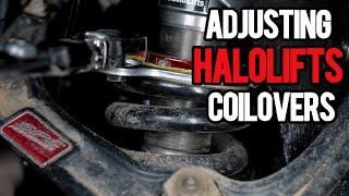 Adjusting HaloLifts and ELKA branded Coilovers