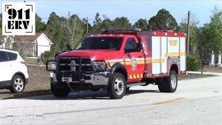 Orange County Fire Rescue Fire Apparatus Repair Unit Responding