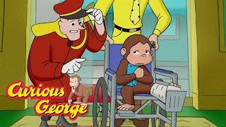 George's Broken Leg  Curious George  Kids Cartoon  Kids Movies